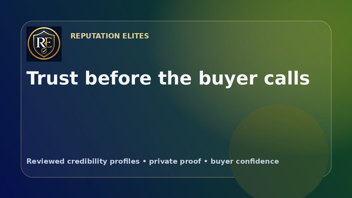 How to Build Trust Before a Buyer Calls Your Business