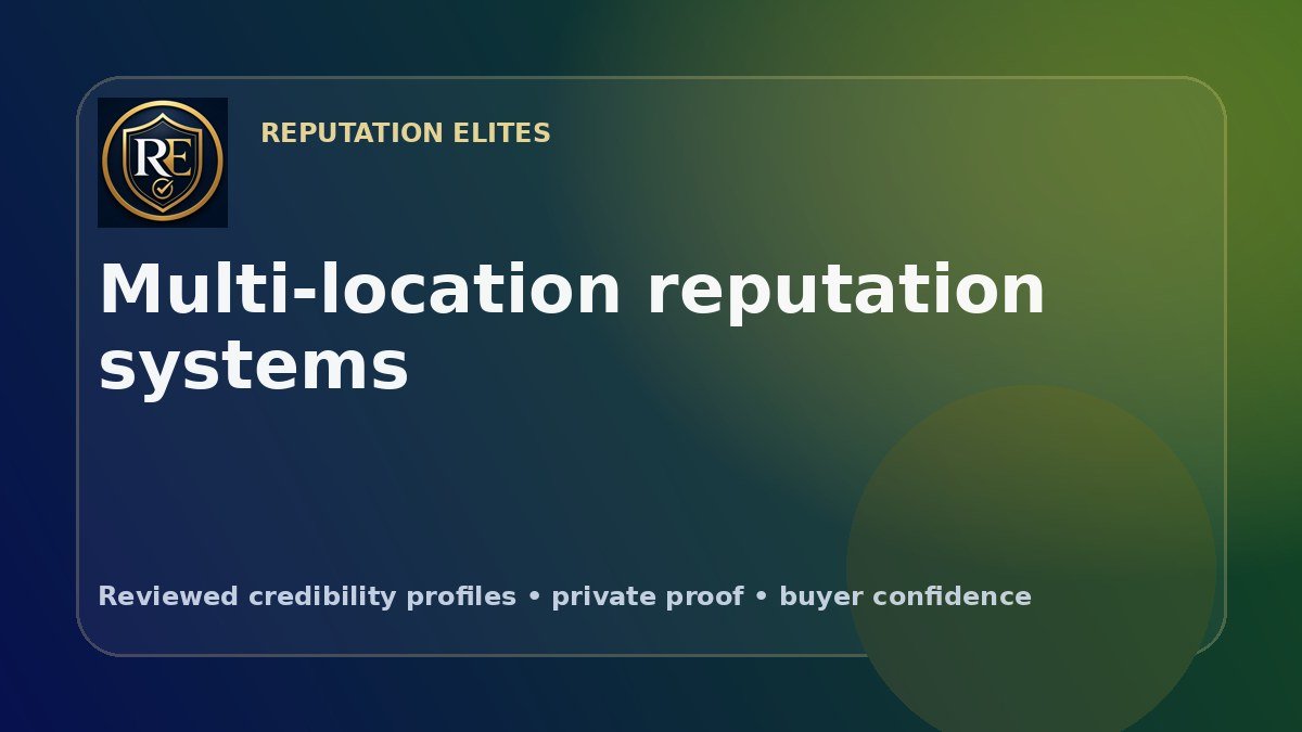 Multi-Location Reputation Management for Growing Brands